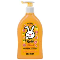 Gel de dus si sampon 2 in 1 cu aroma de grapefruit, Sanosan | 400 ml