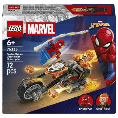 Lego Marvel - Omul Paianjen vs Calaretul fantoma pe motocicleta (76335)