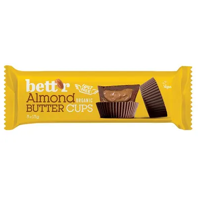 Praline cu crema de migdale bio 3buc x 13g Bettr