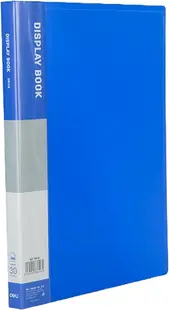 Mapa cu 30 de buzunare Deli Classic - E38146, A4, albastra