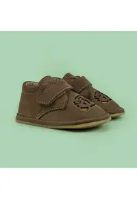 Pantofi Barefoot din piele naturala - Tigger - Maro - Maro