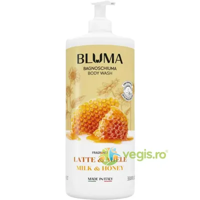 Gel de Dus Cremos cu Parfum de Lapte si Miere 1L
