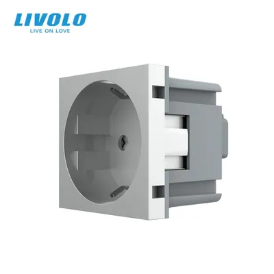 Modul Priza Schuko Gri