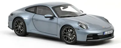 Model de colecționar NOREV Modern: Mașini - Porsche 911 Carrera 2025 964 Polar Silver Metallic