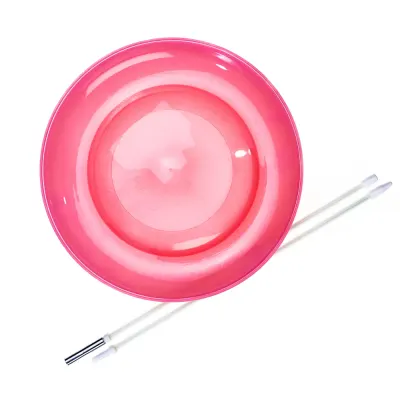 Joc de indemanare Farfurie de jonglat + bete - Acrobat spinning plate pro - Rosu