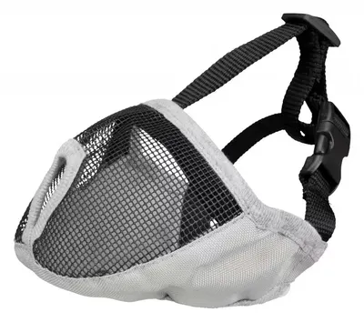 Botniță pentru Câini cu Bot Scurt (Turtit) S-M Gri 40 cm 17627