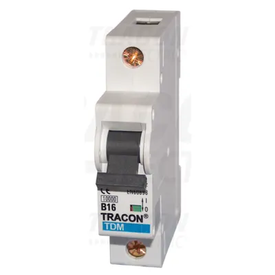 Siguranta automata, 1 pol, curba caracteristica B TDM-1B-32 32A, 10kA