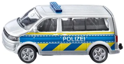 Cărucior din metal Siku - Van de poliție