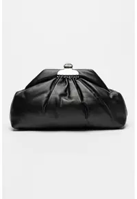 Geanta plic din piele The Glam - Negru