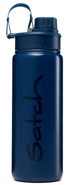 Sticla de apa Satch - Blue Steel, 650 ml, otel