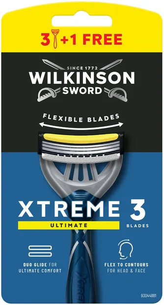 Wilkinson Sword Xtreme3 Set bărbați aparate de ras Ultimate, 3 + 1 bucăți