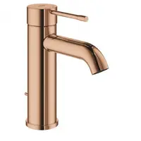 Baterie lavoar Grohe Essence 23589DA1, 1/2, monocomanda, marimea S, cartus ceramic, evacuare cu tija, lucios, Bronz