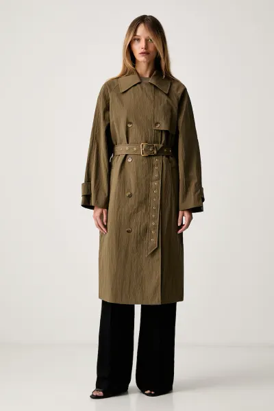 MICHAEL Michael Kors trenci pentru femei cu bumbac