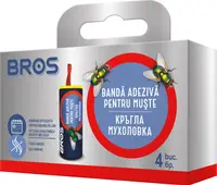 Bros Rolă de lipici pentru insecte zburătoare, 4 buc