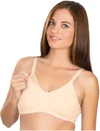 Sutien pentru alăptare BabyJem - Feeding Bra, mărimea 95, bej