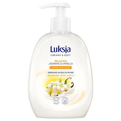 Sapun lichid CREAMY & SOFT cu pompita Relaxing, Luksja | 500 ml