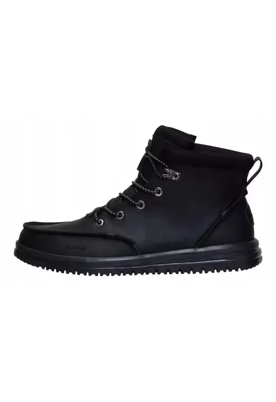 Ghete barbatesti - Hey Dude - Bradley Classic Tumbled - negre - marimea 47 - cu siret - captusite