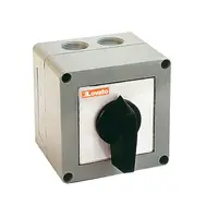 Intrerupator rotativ cu came, GX SERIES, P VERSION IN ENCLOSURE WITH ROTATING HANDLE. CHANGEOVER SWITCH, tetrapolar - SCHEME 75, 32A