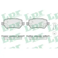 Set placute frana, frana disc LPR 05P1650