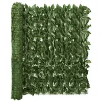 Gossi paravan de balcon, frunze verde inchis, 300x100 cm