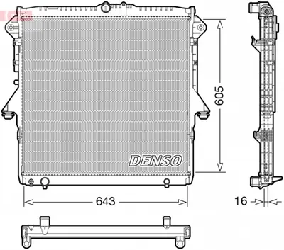 Radiator motor (Manual) potrivit HONDA CIVIC IX 1.4