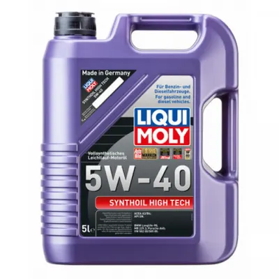 Ulei motor Liqui Moly Synthoil HIGH TECH 5W-40 (3701) (1307) (1856) 5L 5L