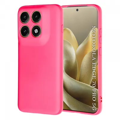 Husa pentru Motorola Edge 70 Pro, Techsuit, SoftFlex, Roz Inchis