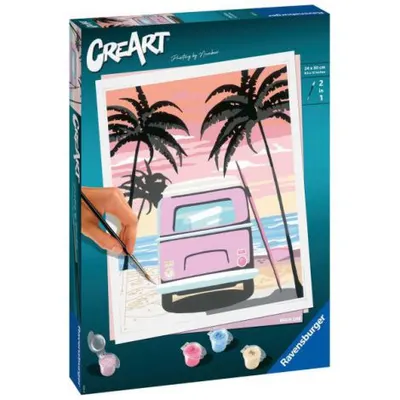 Creart - masina pe plaja 20131 Ravensburger