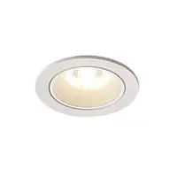 Spot incastrat, NUMINOS S Ceiling lights, white Indoor LED recessed ceiling light white/white 4000K 55° gimballed, rotating and pivoting, including leaf springs,