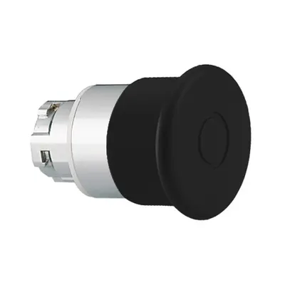 Cap Buton Ciuperca , Ø22mm 8lm Metal Series, Latch, Pull To Release, Ø40mm. For Normal Stopping. Black