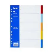 Separator plastic Noki 59115, A4, set 5 culori