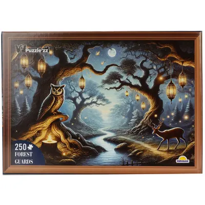 Puzzle Witty Puzzlezz, Noaptea in padure, 250 piese