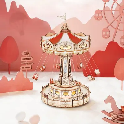 Puzzle mecanic - Rokr - Swing Ride DIY Music Box