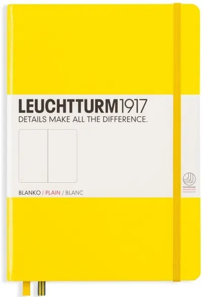 Agenda Leuchtturm1917 Notebook Medium A5 - Galben, pagini punctate