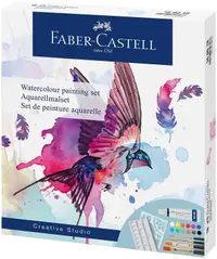 Vopsele de acuarelă Faber-Castell Creative Studio - 18 buc