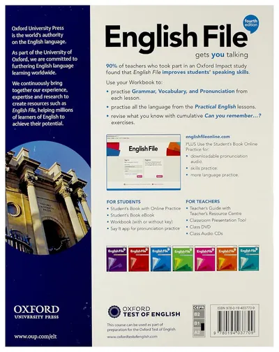 English File 4E Pre-Intermediate Workbook Without Key