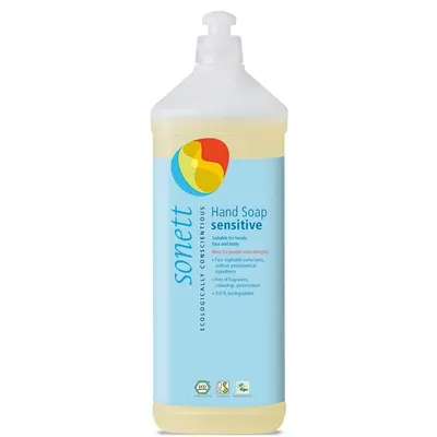 Sapun lichid pentru maini sensitive ecologic 1l Sonett