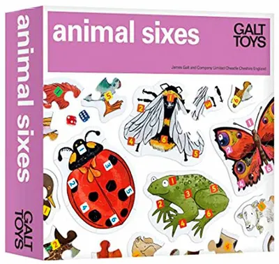 Galt Kids Puzzle Game - Colecționează animalele, 74 piese