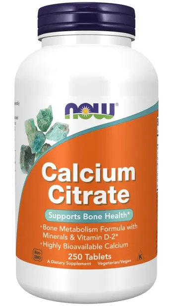 Calcium Citrate, 250 tablete, Now