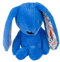 Jucărie moale de îmbrățișat Bali Bazoo - Rabbit, 32 cm, albastră