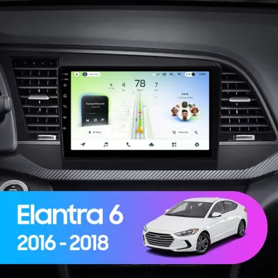 Navigatie Auto Teyes CC4L DTS Hyundai Elantra 6 2015-2018 6+64GB 9" QLED Qualcomm 2Ghz, Android 4G Bluetooth 5.1 DSP