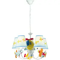 Lustra Airplane Multicolor 5xE14 40W