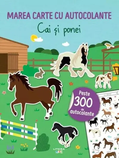 Marea carte cu autocolante. Cai și ponei - Paperback brosat - ***