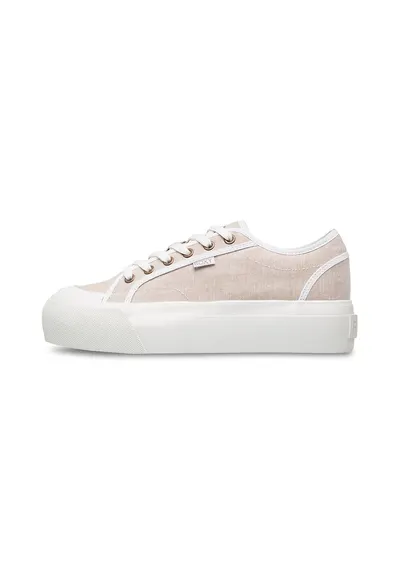 Pantofi sport flatform Cruizer - Alb/Maro taupe deschis
