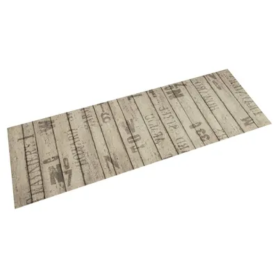 vidaXL Covor de bucătărie lavabil, model gard, 60x180 cm, catifea