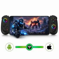 Gamepad Controller Gaming Wireless cu Joystick Hall, Bluetooth 5.0, Negru - Default Title