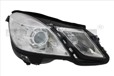 Far dreapta (H7, reglaj electric, cu motoras, fundal cromat) MERCEDES Clasa E (W212)