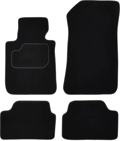Covorase auto (set, velur, 4 bucati, culoare negru) BMW Seria 1 (E87) intre 2004-2012
