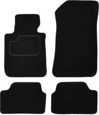 Covorase auto (set, velur, 4 bucati, culoare negru) BMW Seria 1 (E87) intre 2004-2012