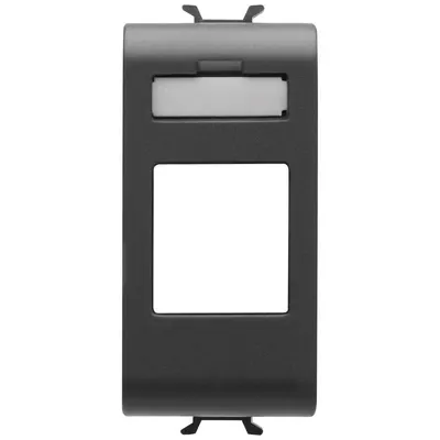 Masca 1 modul pentru priza HDMI Gewiss Chorus GW12431, negru satin